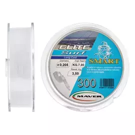 Жилка Smart Elite Surf 300m 0.205mm 3.5kg, Діаметр: 0.21mm, Розмотування: 300m, фото 
